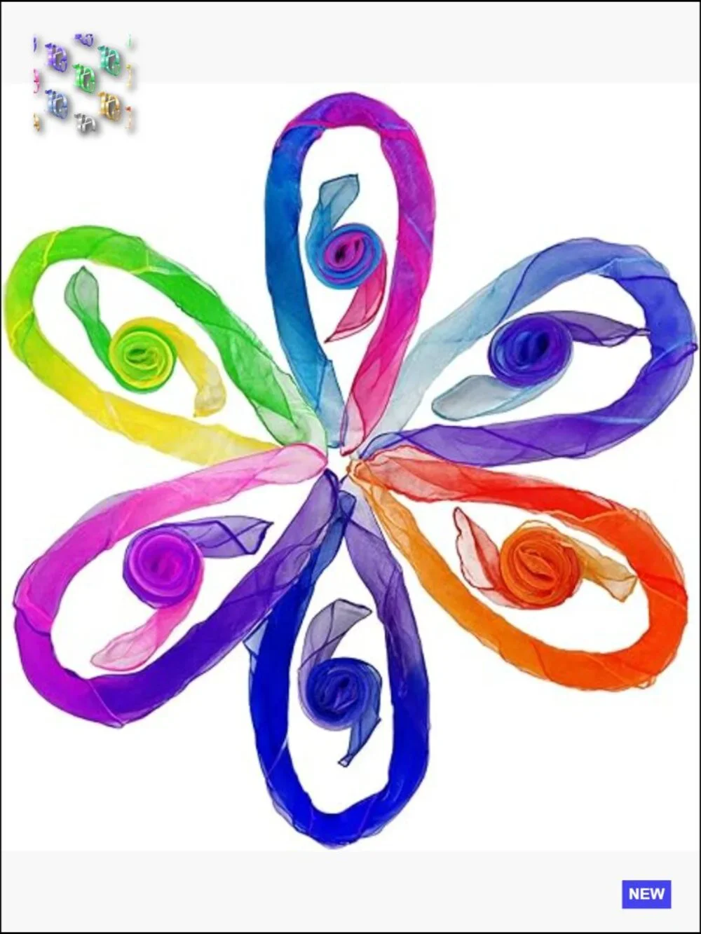 Juggling Scarves for Movement Play Hand-Eye Coordination 12 Pack 24x24